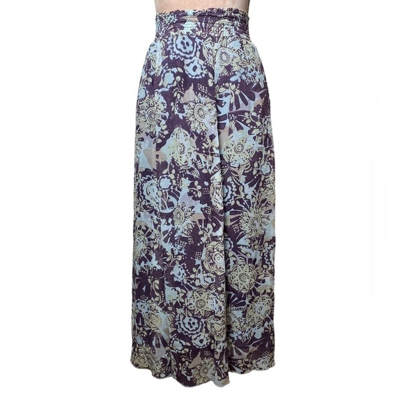CAbi Silk Lined Twirly Circle Maxi Skirt - Picture 1 of 6